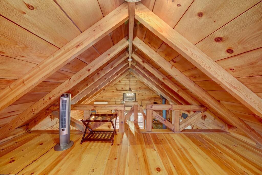 בלו רידג' Log Cabin With Mountain View And Privacy מראה חיצוני תמונה