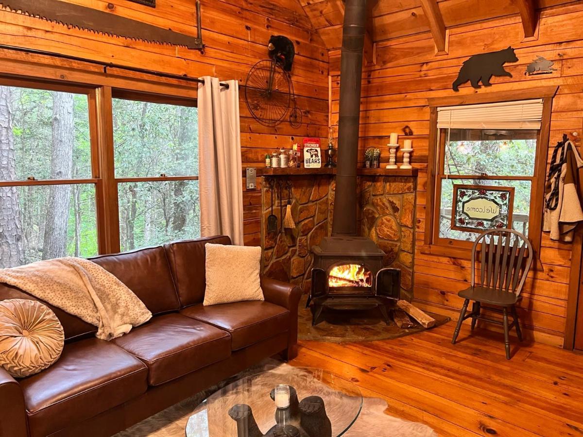 בלו רידג' Log Cabin With Mountain View And Privacy מראה חיצוני תמונה