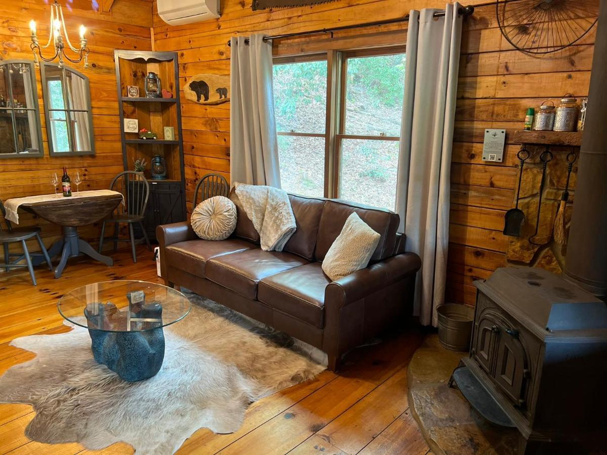 בלו רידג' Log Cabin With Mountain View And Privacy מראה חיצוני תמונה