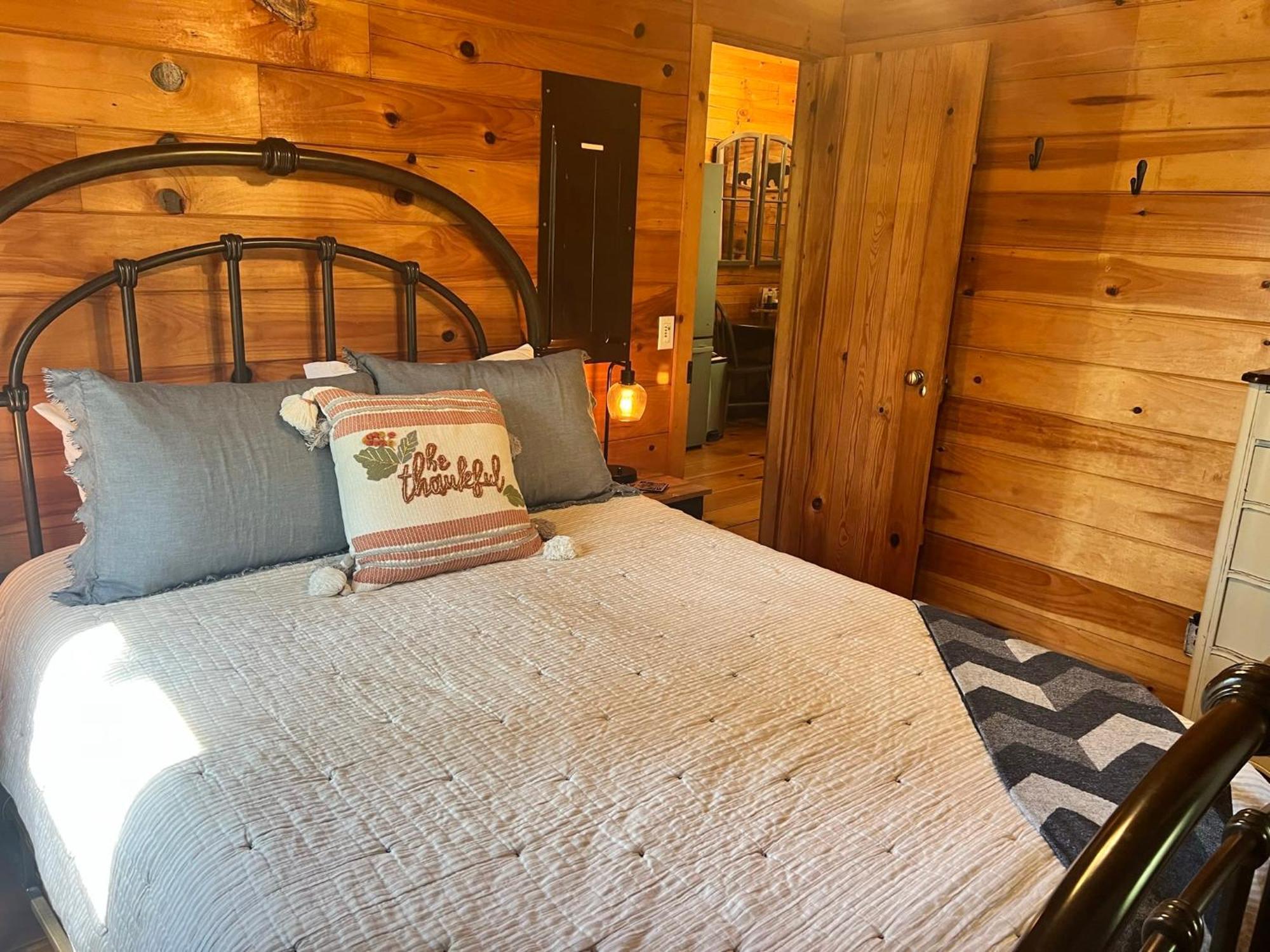 בלו רידג' Log Cabin With Mountain View And Privacy מראה חיצוני תמונה